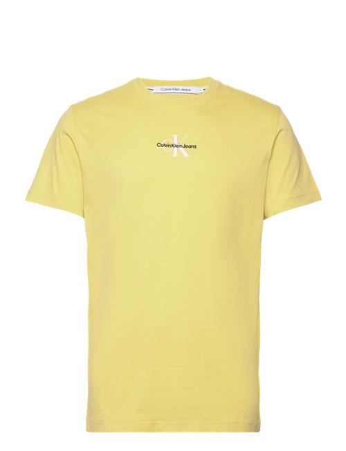 Calvin Klein Jeans Monologo Regular Tee Calvin Klein Jeans Yellow