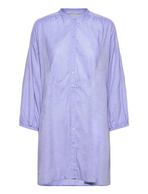 Luna Tunic Dress Chambray Moshi Moshi Mind Blue