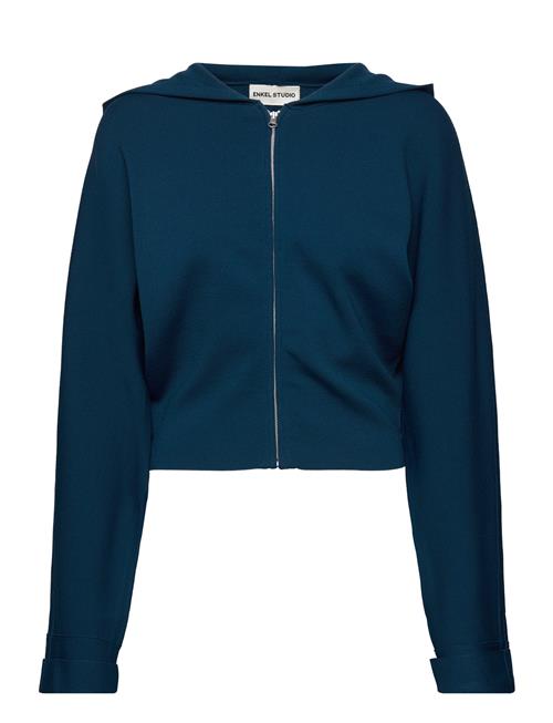 Se Enkel Studio Esgran Ls Hoodie Knit F Enkel Studio Navy ved Booztlet