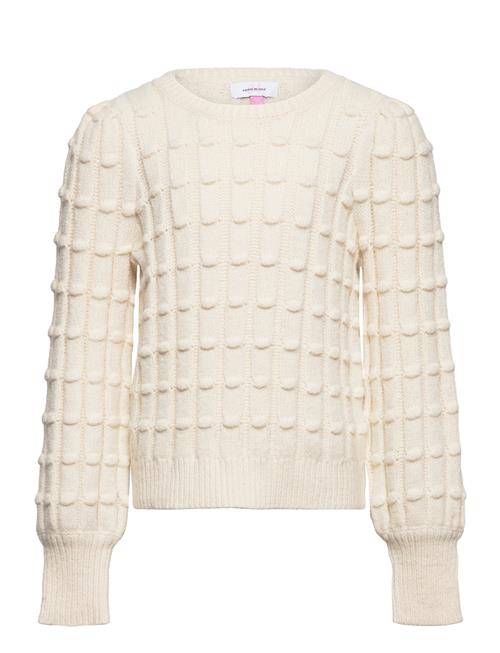 Se Vero Moda Girl Vmesther Ls O-Neck Pullover Girl Vero Moda Girl Cream ved Booztlet