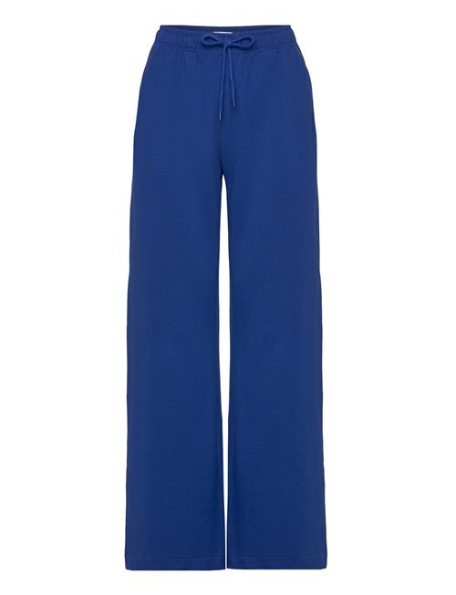 Se Bread & Boxers Wide-Leg Lounge Pant Bread & Boxers Blue ved Booztlet