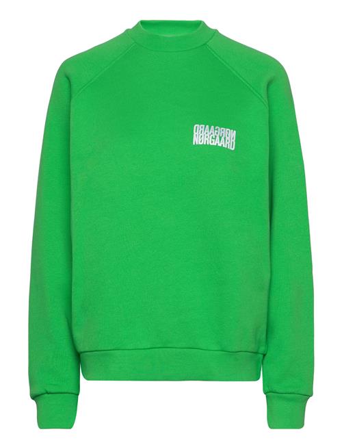 Se Mads Nørgaard Organic Sweat Allium Sweatshirt Mads Nørgaard Green ved Booztlet