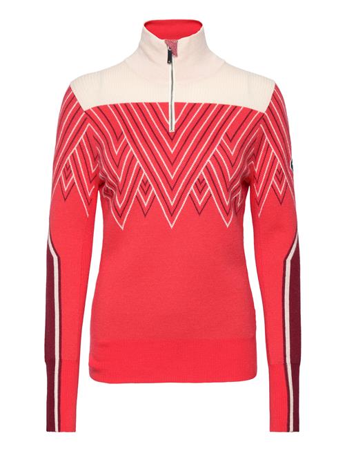 Kari Traa Voss Ski Knit Half Zip Kari Traa Red