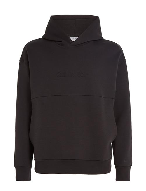 Calvin Klein Comfort Debossed Logo Hoodie Calvin Klein Black