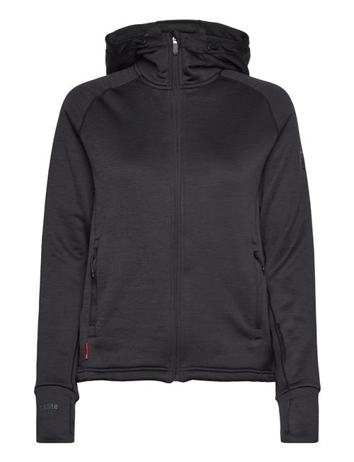 Txlite Midlayer Hoodie Zip Women Tenson Black