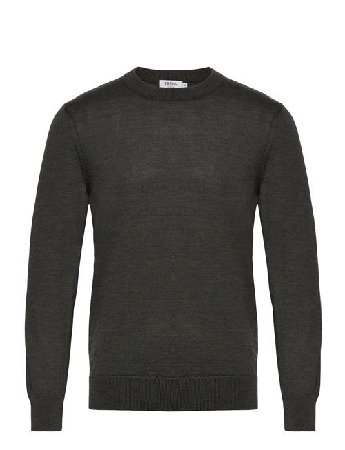 Se FRENN Daniel Merino Wool Pullover FRENN Khaki ved Booztlet