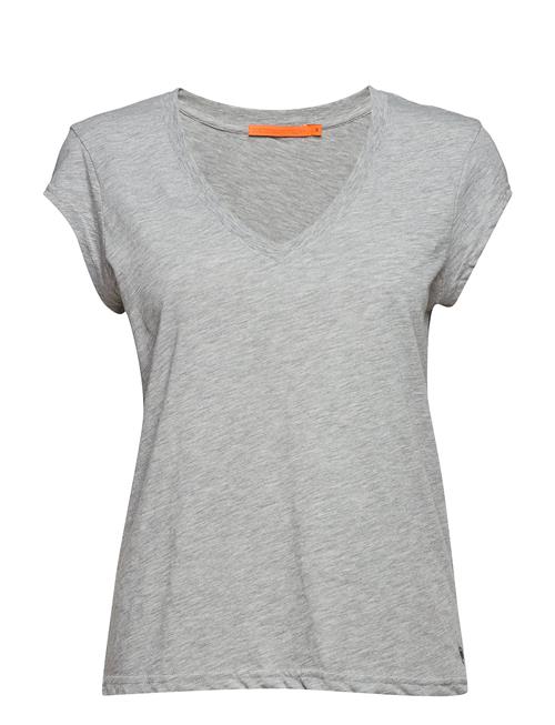 Cc Heart Basic V-Neck T-Shirt Coster Copenhagen Grey