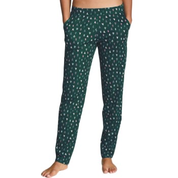 Calida Favourites Holiday Pants Grøn Mønster bomuld XX-Small Dame