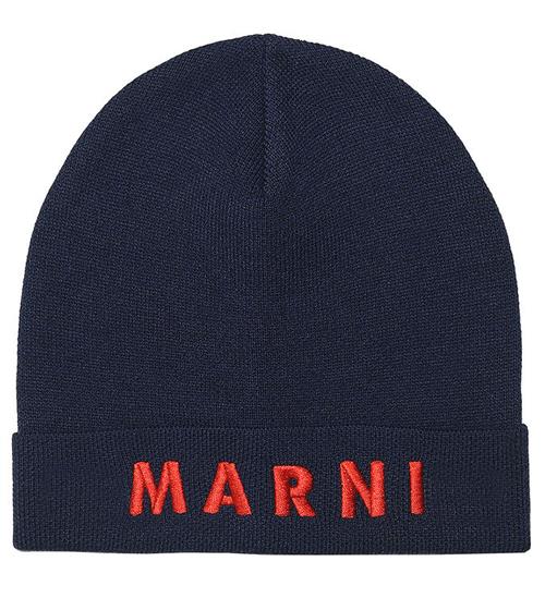 Marni Marni Hue - Akryl/Uld - Navy m. RÃ¸d