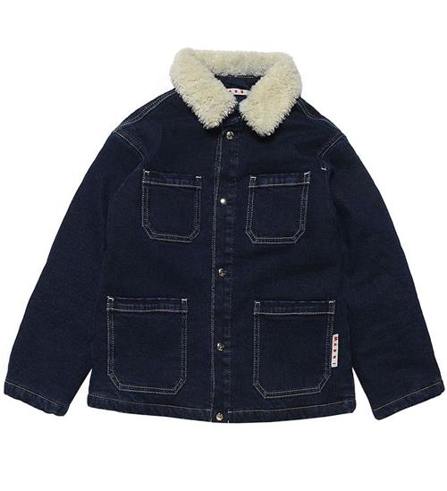 Se Marni Denimjakke m. For - Navy ved KidsWorld