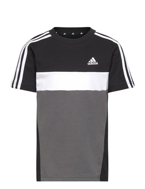 Se adidas Sportswear J 3S Tib T Adidas Sportswear Black ved Booztlet