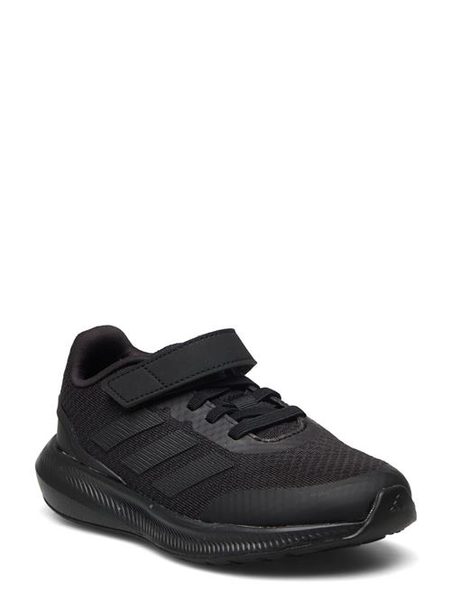 Se adidas Sportswear Runfalcon 3.0 Elastic Lace Top Strap Shoes Adidas Sportswear Black ved Booztlet