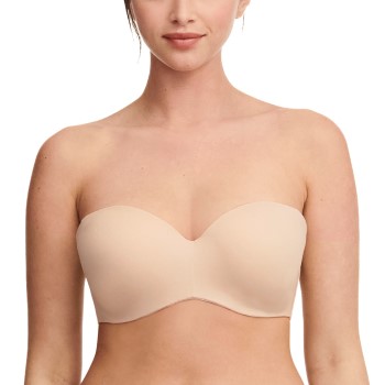 Chantelle Bh Corsetry T-Shirt UW Strapless Bandeau Beige B 80 Dame