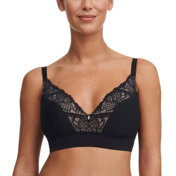 Chantelle Bh Corsetry Wirefree Support T-Shirt Bra Sort B 75 Dame