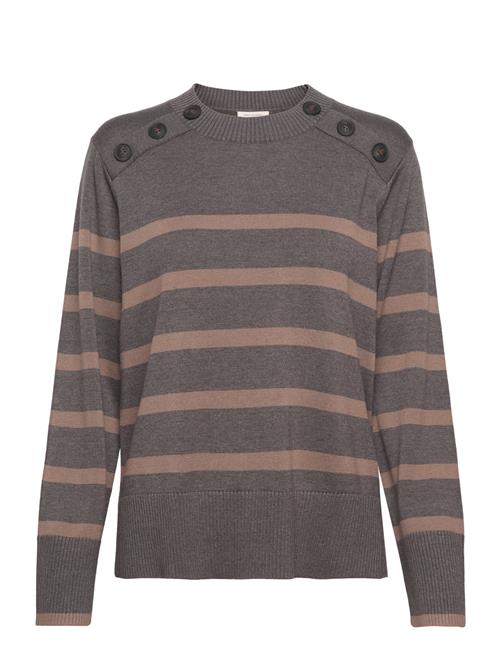 FREE/QUENT Fqmonday-Pullover FREE/QUENT Brown