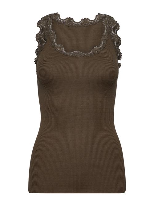 Rosemunde Silk Top W/ Lace Rosemunde Brown