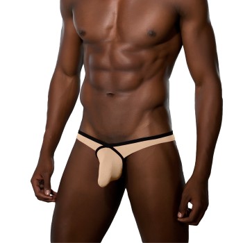 Doreanse Men Sexy Thong Beige polyamid Small Herre