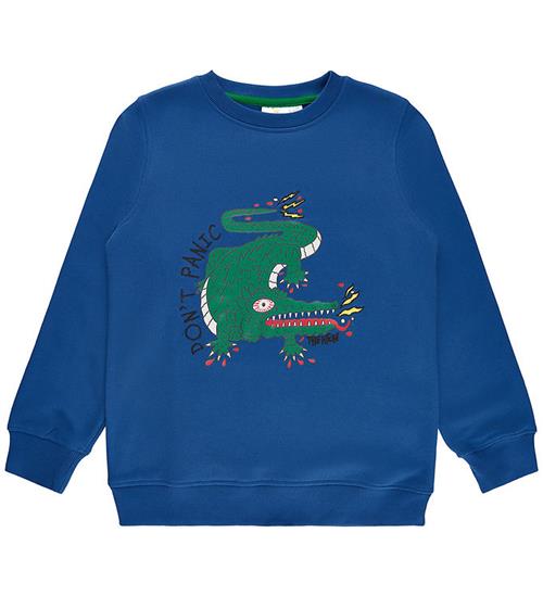 Se The New The New Sweatshirt - TnImran - Monaco Blue m. Krokodille ved KidsWorld