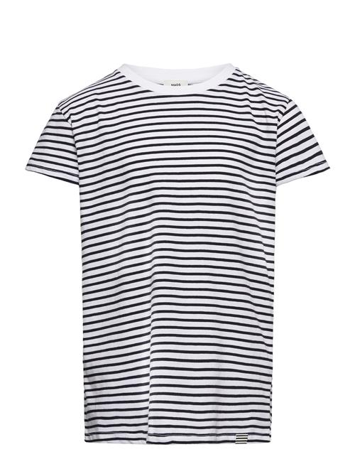 Mads Nørgaard Organic Favorite Stripe Tuvina Tee Mads Nørgaard White