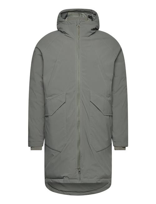 Long Technical Raglan Parka With Sorona Padding Revolution Grey