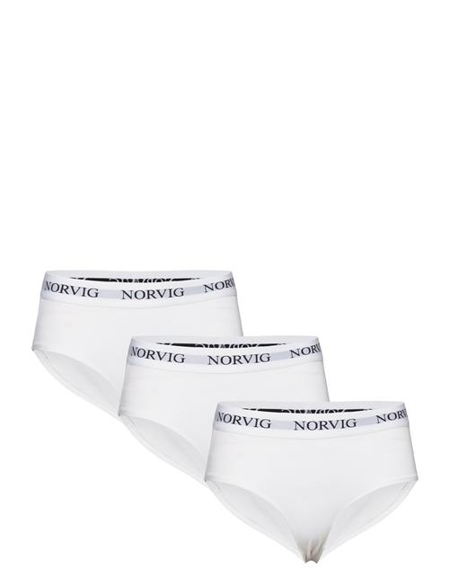 Se NORVIG 3-Pack Womens Maxi Brief NORVIG White ved Booztlet