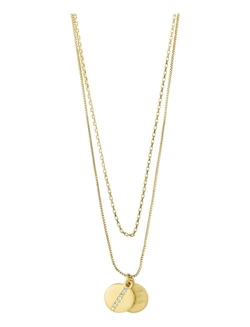 Pilgrim Casey Coin Pendant Necklace 2-In-1 Pilgrim Gold