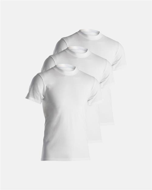 T-shirt "o-neck" | 3-pak | 100 økologisk bomuld | Hvid