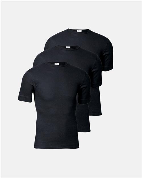 T-shirts "o-neck" | 3-pak | 100 bomuld | Sort