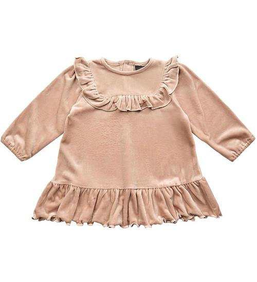 Petit by Sofie Schnoor Kjole - Velour - Dee - Sweet Rose