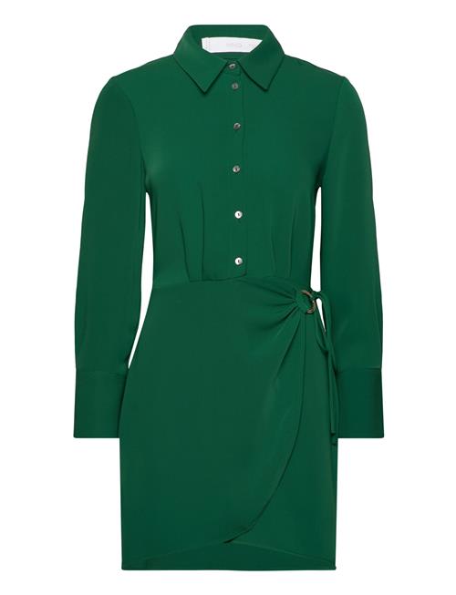 Short Shirt Dress Mango Green