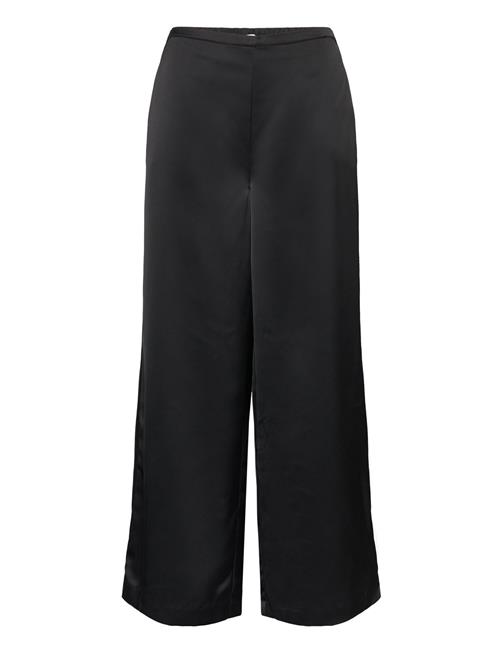 Selected Femme Slftasja Hw Extra Wide Pant Selected Femme Black