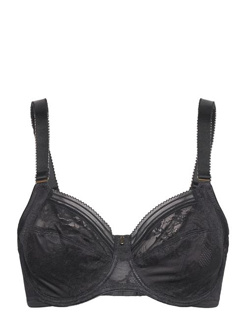 Fantasie Fusion Lace Uw Side Support Bra 40 Dd Fantasie Black