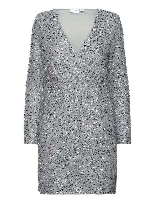 Vila Vicava Sequin Dress / 1 Vila Silver