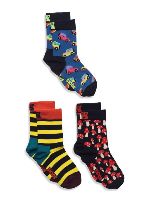 Happy Socks Kids 3-Pack Boozt Gift Set Happy Socks Patterned