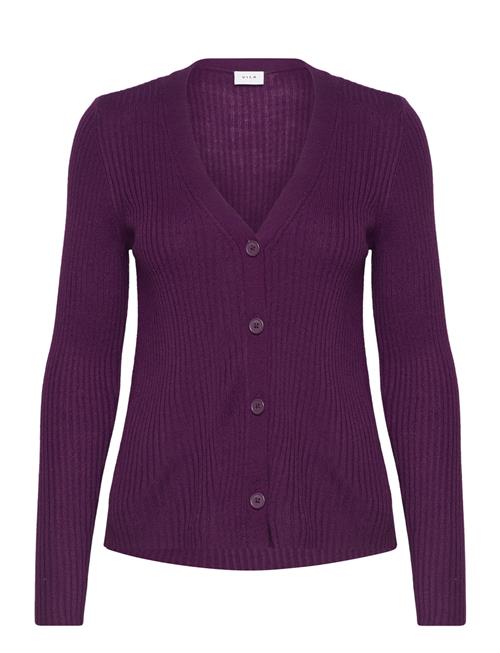 Vila Vistara L/S Cardigan /B Vila Purple