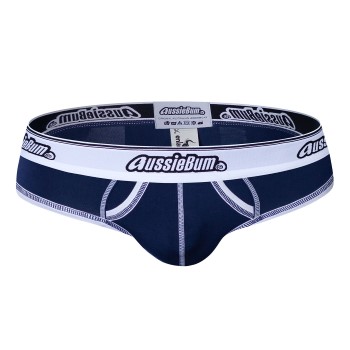 aussieBum AussieBum EnlargeIT 2.0 Brief Marineblå bomuld Medium Herre