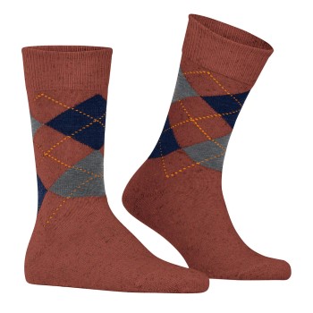 Burlington Strømper Dundee Socks Orange/Mørkbl  Str 40/46 Dame