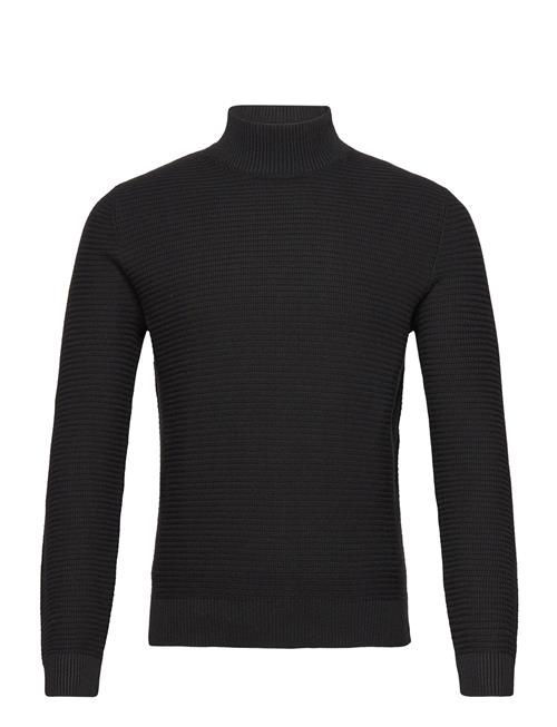 Mango Structured Perkins Neck Sweater Mango Black