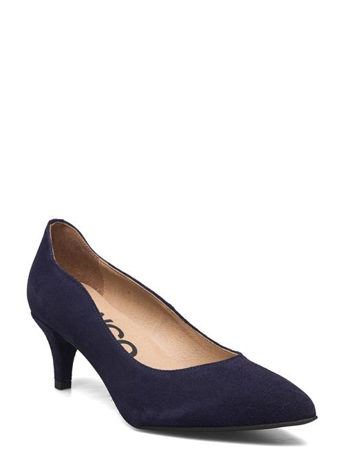 Biacille Pump Suede Bianco Navy