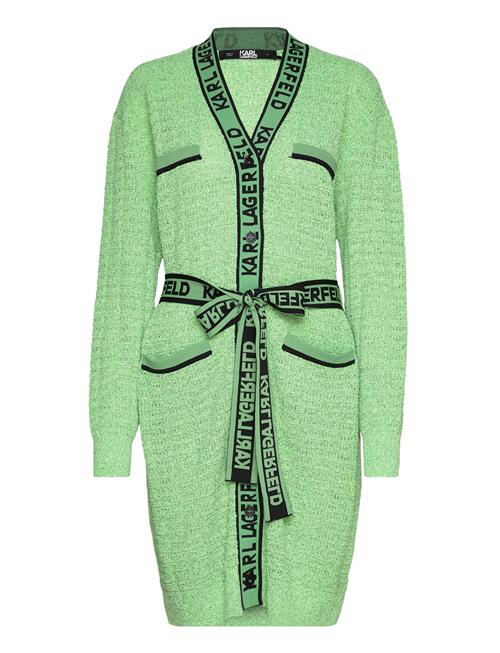 Karl Lagerfeld Feminine Boucle Cardigan Karl Lagerfeld Green