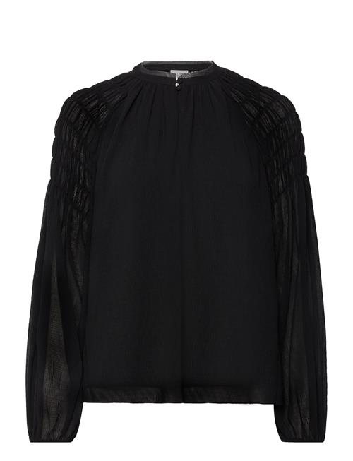 Se Dante6 D6Aubrey Smocked Blouse Dante6 Black ved Booztlet