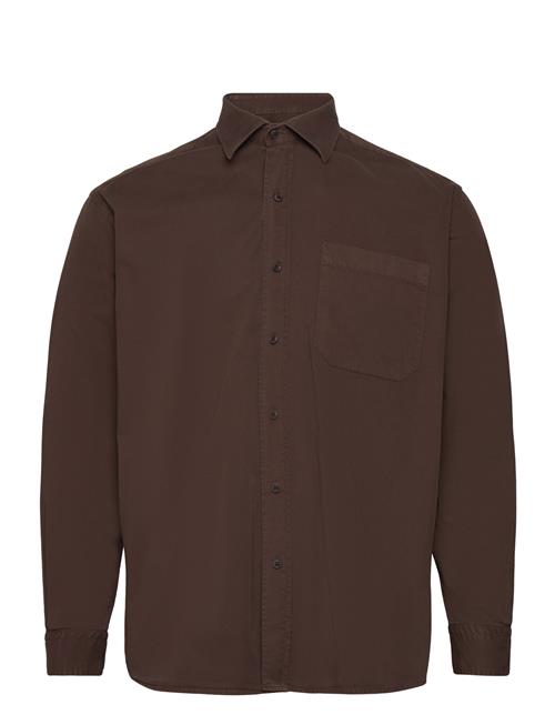 Woodbird Yuzo Antic Shirt Woodbird Brown