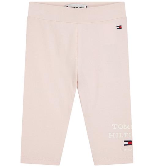 Se Tommy Hilfiger Leggings - Baby TH Logo - Whimsy Pink ved KidsWorld