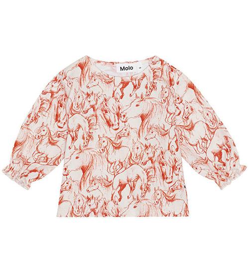 Se Molo Bluse - Elina - Red Horses ved KidsWorld