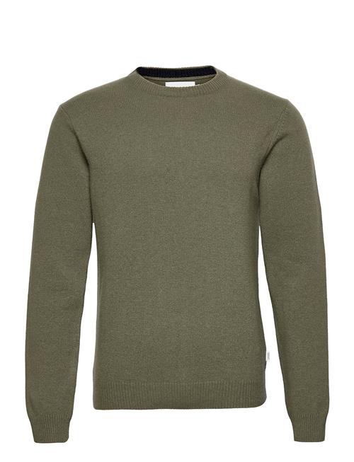 Se Casual Friday Cfkarl Crew Neck Bounty Knit Casual Friday Khaki ved Booztlet