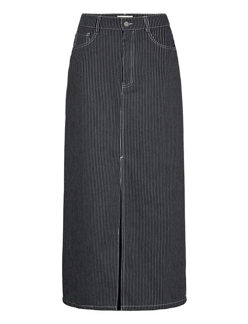 Onlmerle Hw Lon Slit Stripe Skirt Cc Pnt ONLY Navy