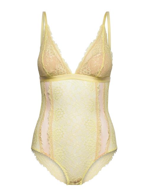 Se Amy Bodystocking Underprotection Yellow ved Booztlet