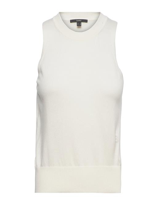 Esprit Collection Knit Top Containing Lenzing™ Ecovero™ Esprit Collection White