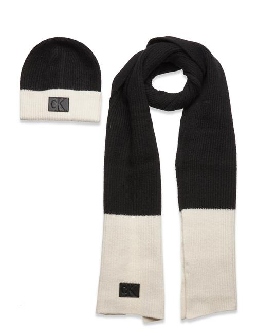 Calvin Klein Gifting Beanie/Scarf Block Calvin Klein Black