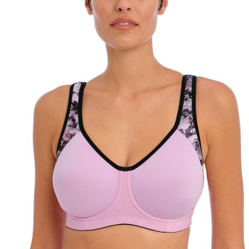 Freya Bh Active Sonic Moulded Sports Bra Rosa Mønster  E 70 Dame